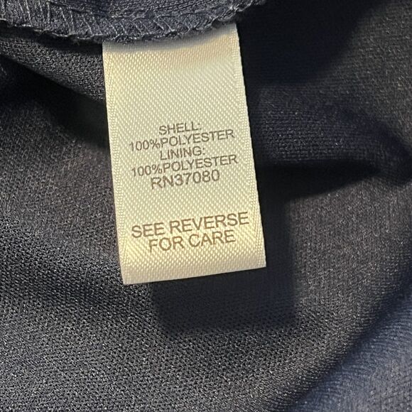 Cato Womens Blue Velvet Short Dress Cold Shoulder Long Sleeve Dress Size Medium - Picture 10 of 11